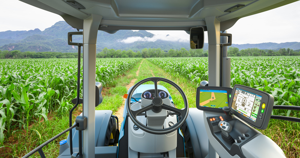 農業機械　自動運転のイメージ