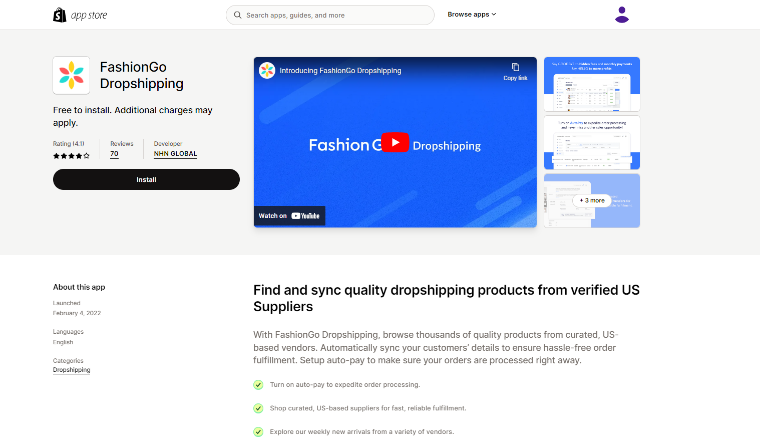 fashongo dropshipping