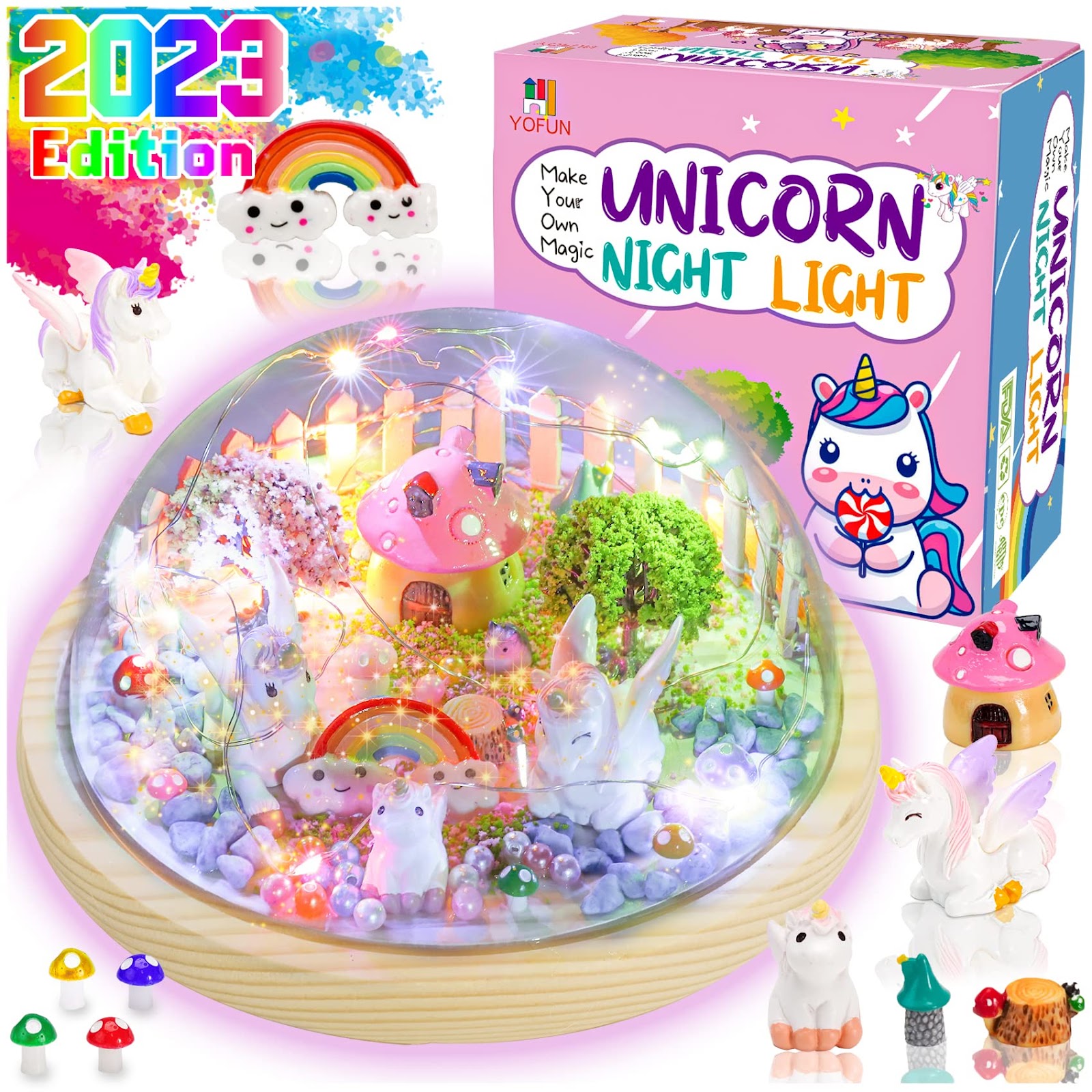 Y YOFUN Unicorn Night Light Kit