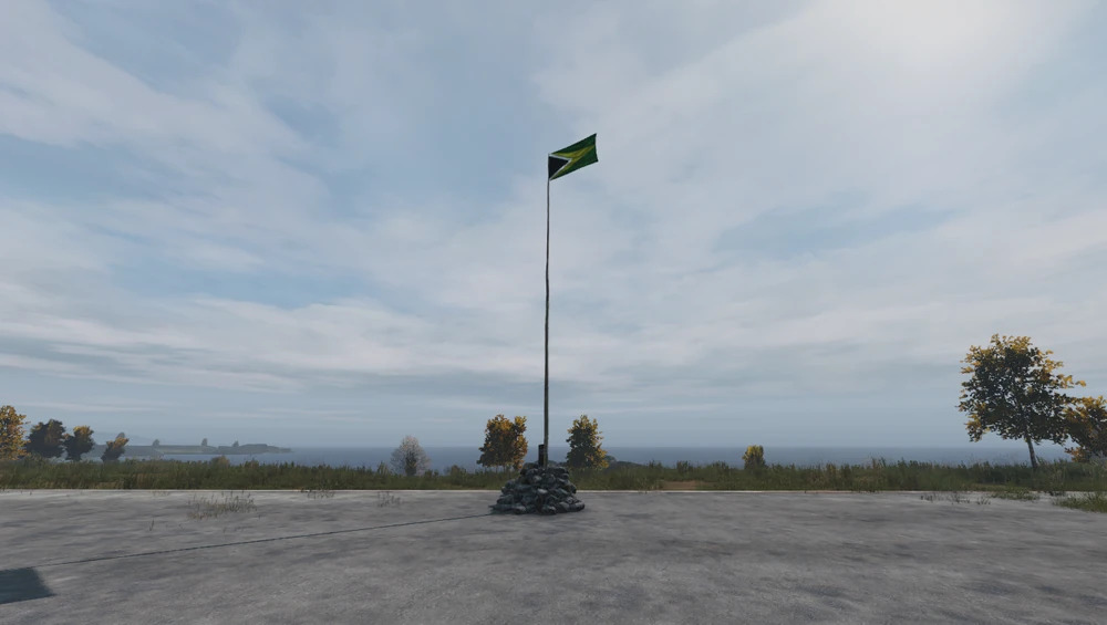 How to build a flag pole in DayZ