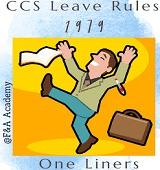 CCS Leave Rules