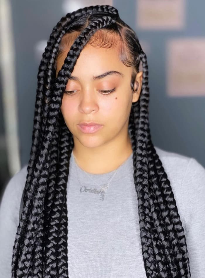  Long Knotless Braids for Effortless Style