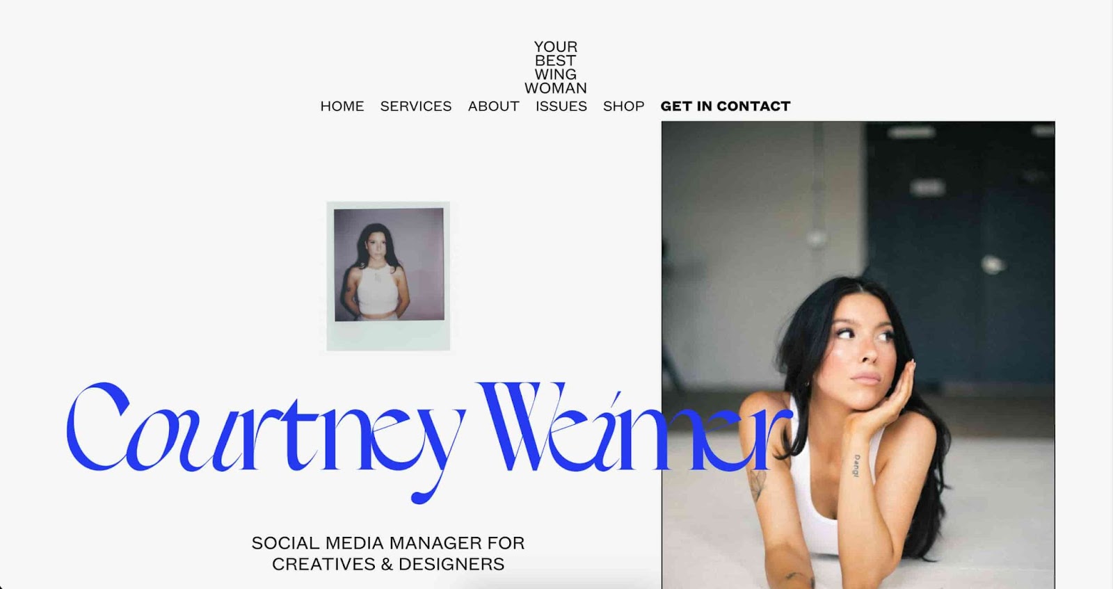 courtney weimer virtual assistant website example