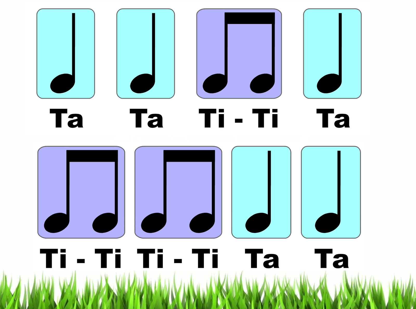 A group of musical notes

Description automatically generated