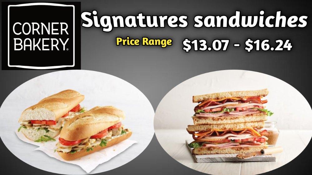 Signatures Sandwiches