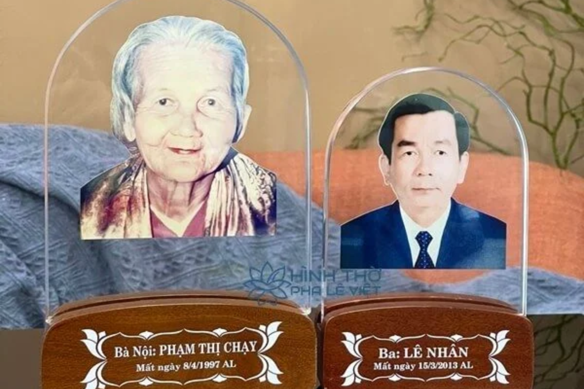 Hình thờ bằng pha lê là một trong những lựa chọn hiện nay
