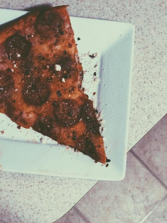 Pizza Slice on a Plate