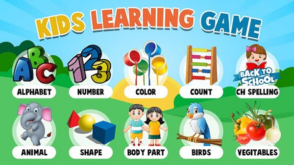 Phần mềm học tiếng anh cho bé trên máy tính Kids Learning Game