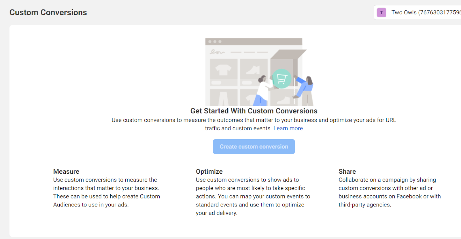 Facebook Custom Conversions