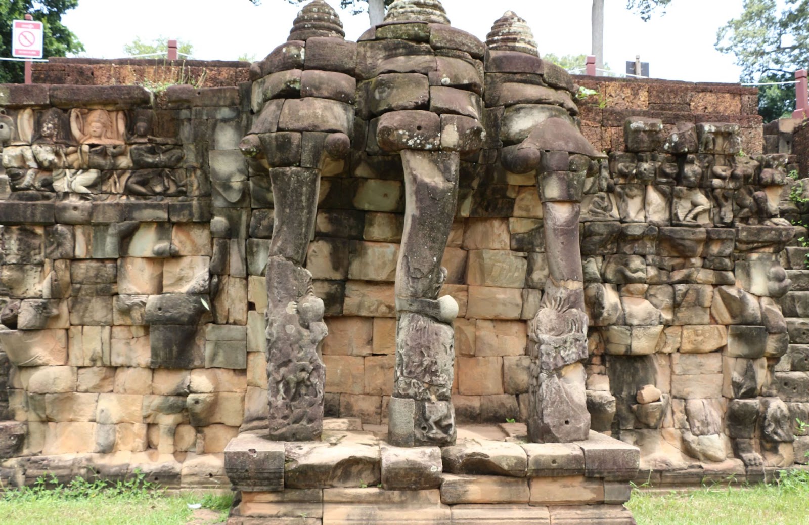 3 days in Siem Reap. This is the Terrace of the Elephants which was originally built as a viewing platform for the king.