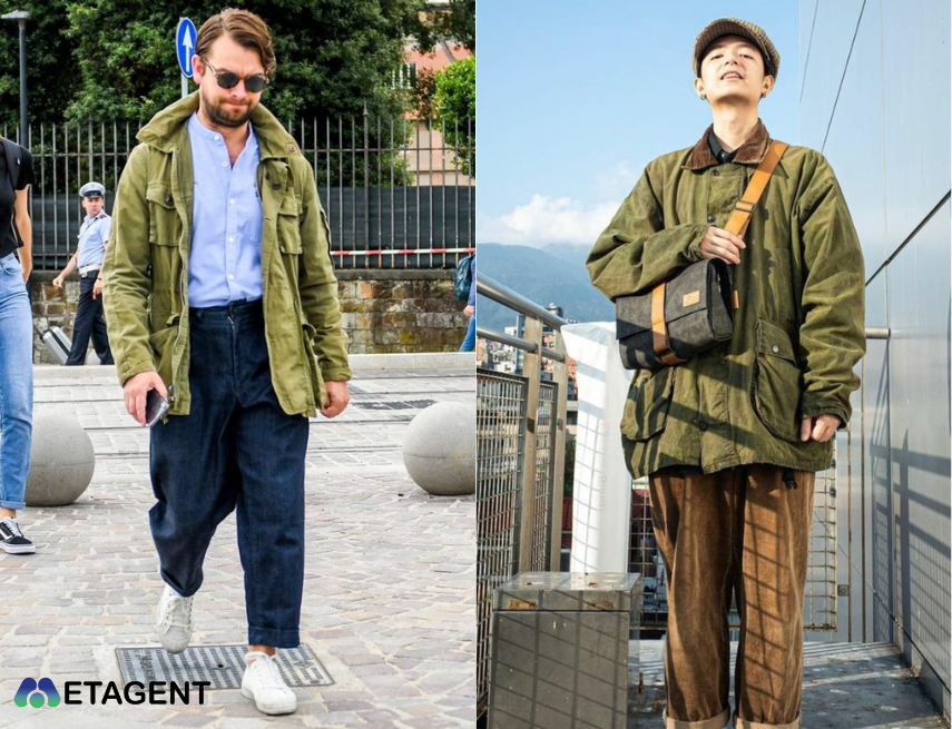 Style streetwear khi mix-match với áo khoác field jacket