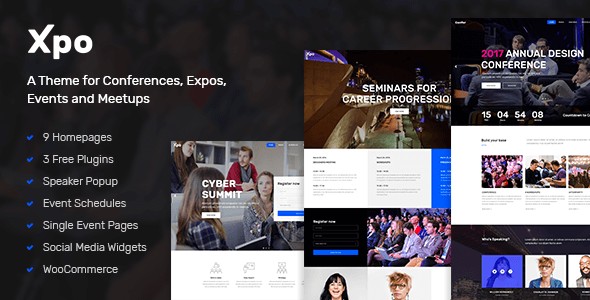 best wordpress event themes, Xpo