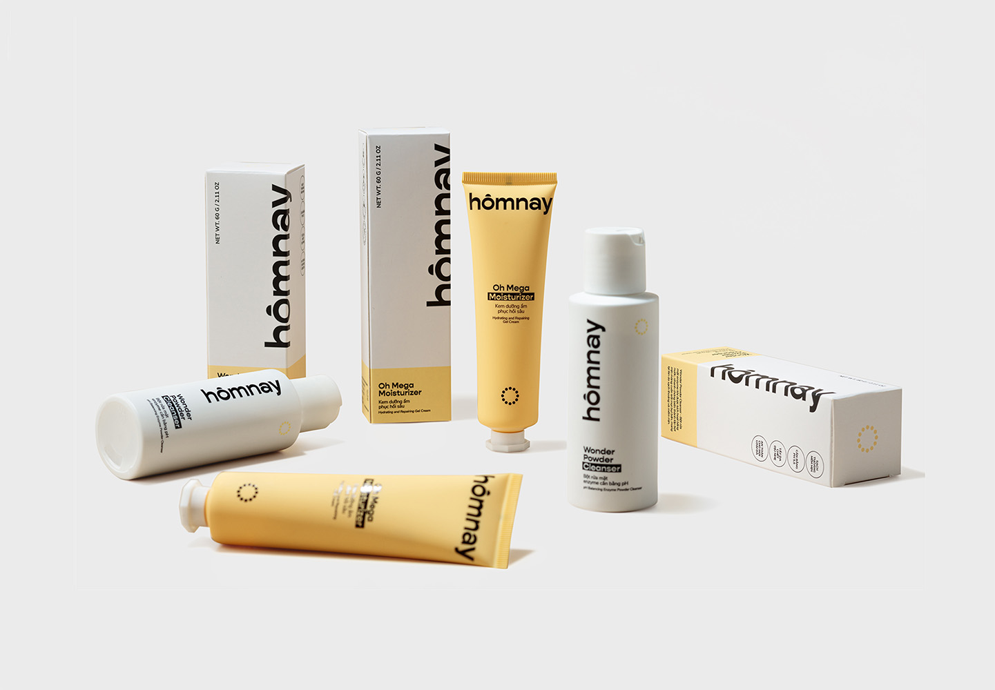 Artifact from the hômnay beauty: Revolutionizing Skincare Branding + packaging design  article on abduzeedo