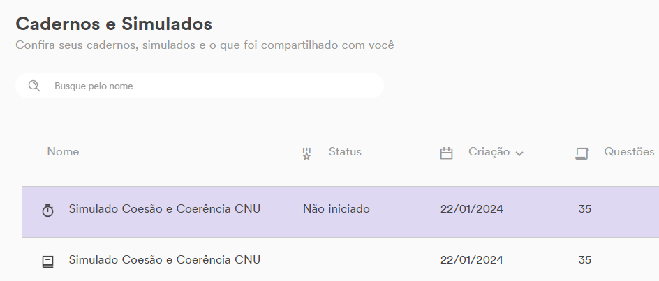 Como criar filtros para MATÉRIA para o CNU