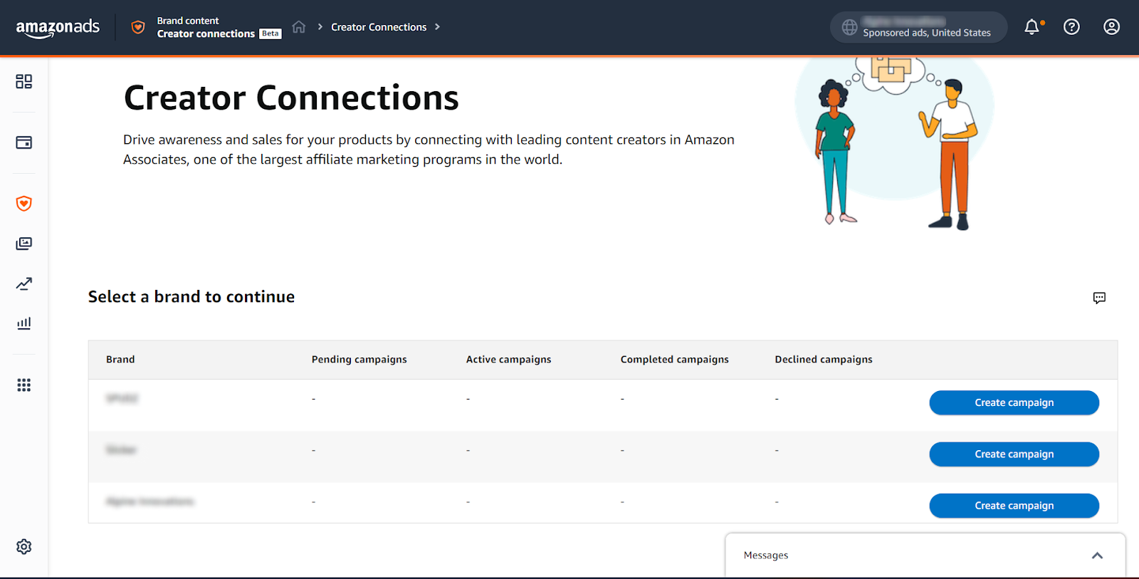 Amazon creator connections