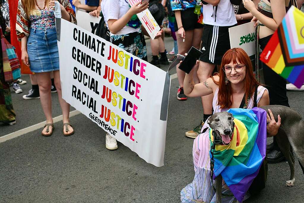 Pride Parade in Bucharest, Romania. © Cezara Bușcă / Greenpeace