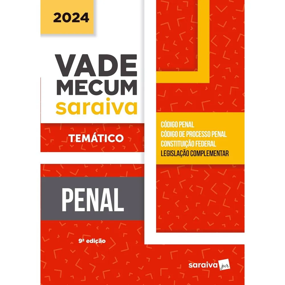 Capa Vade Mecum Temático Saraiva: Penal – 9ª Edição