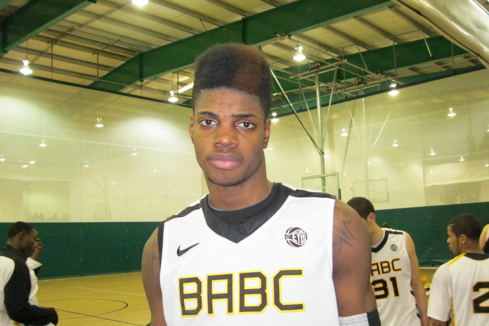 Nerlens Noel grew up in Everett, Massachusetts, and gained national attention for his shot-blocking prowess at the Tilton School in New Hampshire.