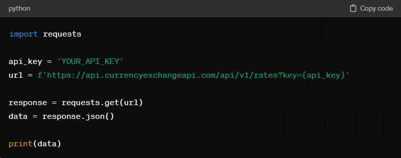 Integrating a currency exchange API