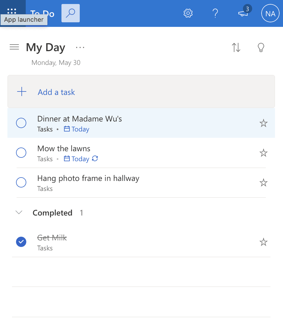 Adding reminders and alerts to Microsoft todo