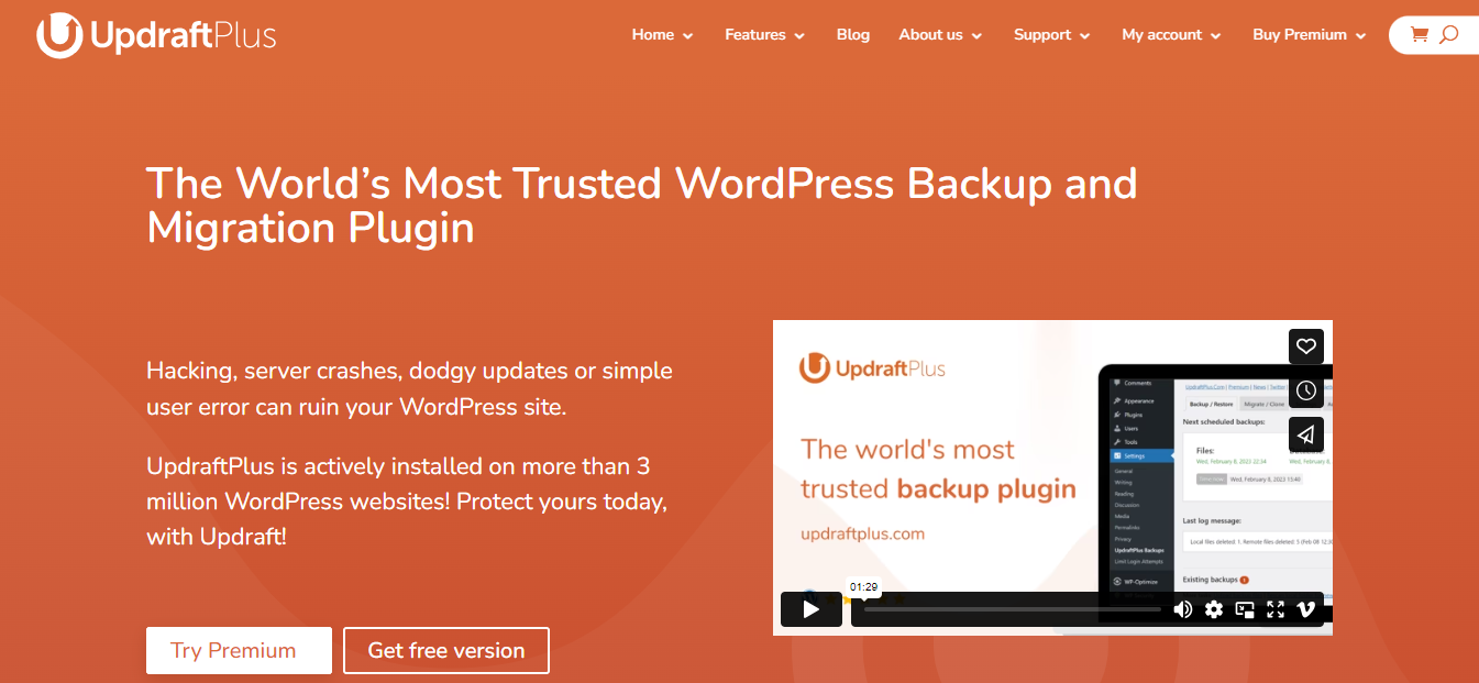 How to Backup a WordPress site Using UpdraftPlus Plugin