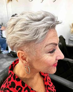 Textured Pixie Cut with Undercut