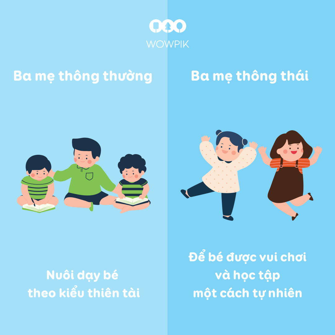 wowpik ba me thông thường ba mẹ thông thái