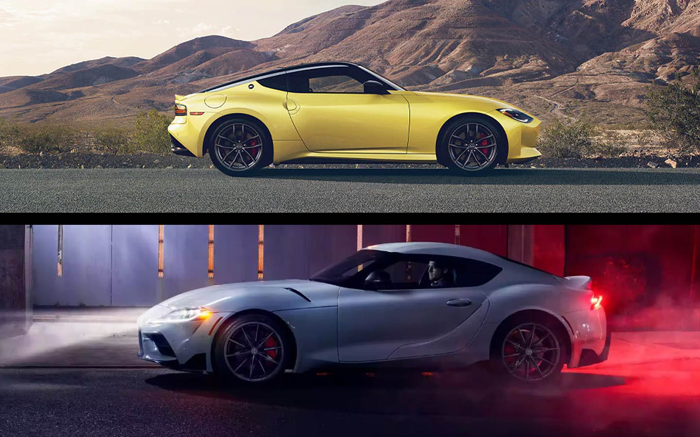 exteriors in Toyota Supra vs. Nissan Z Comparison