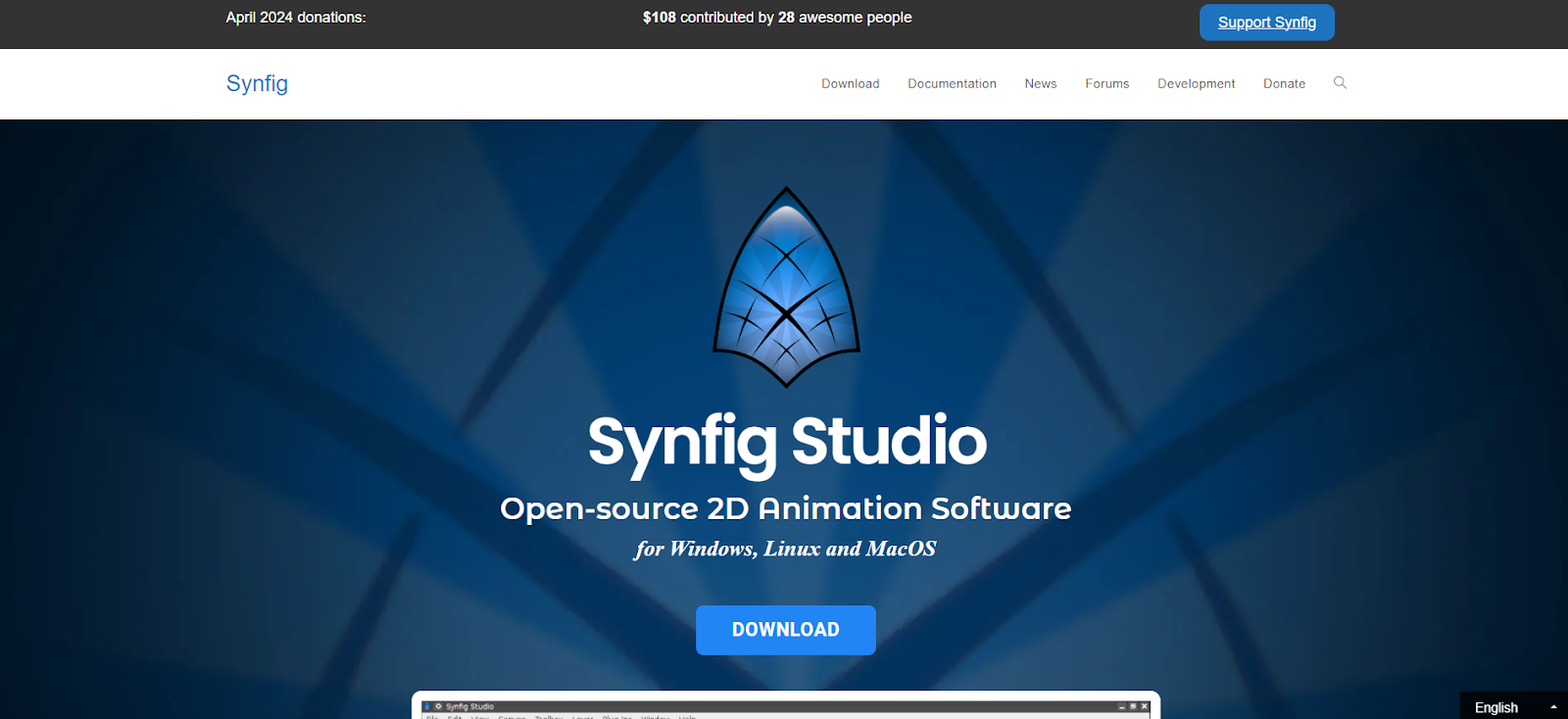 synfig studio motion graphics software