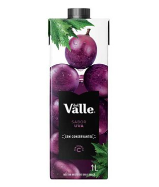 Suco de caixinha sabor uva Del Valle