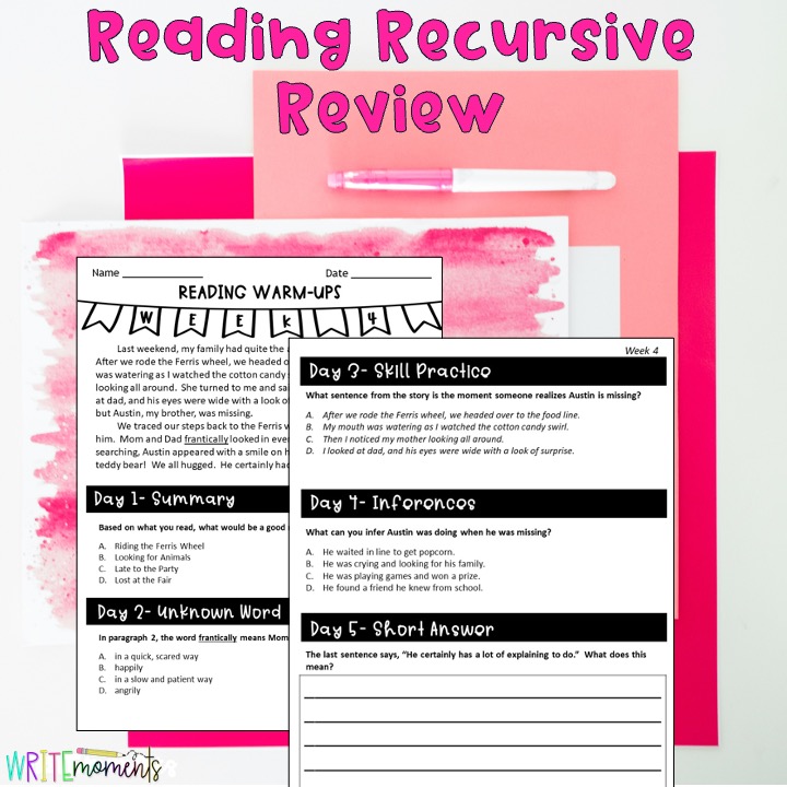 STAAR Reading Recursive Review