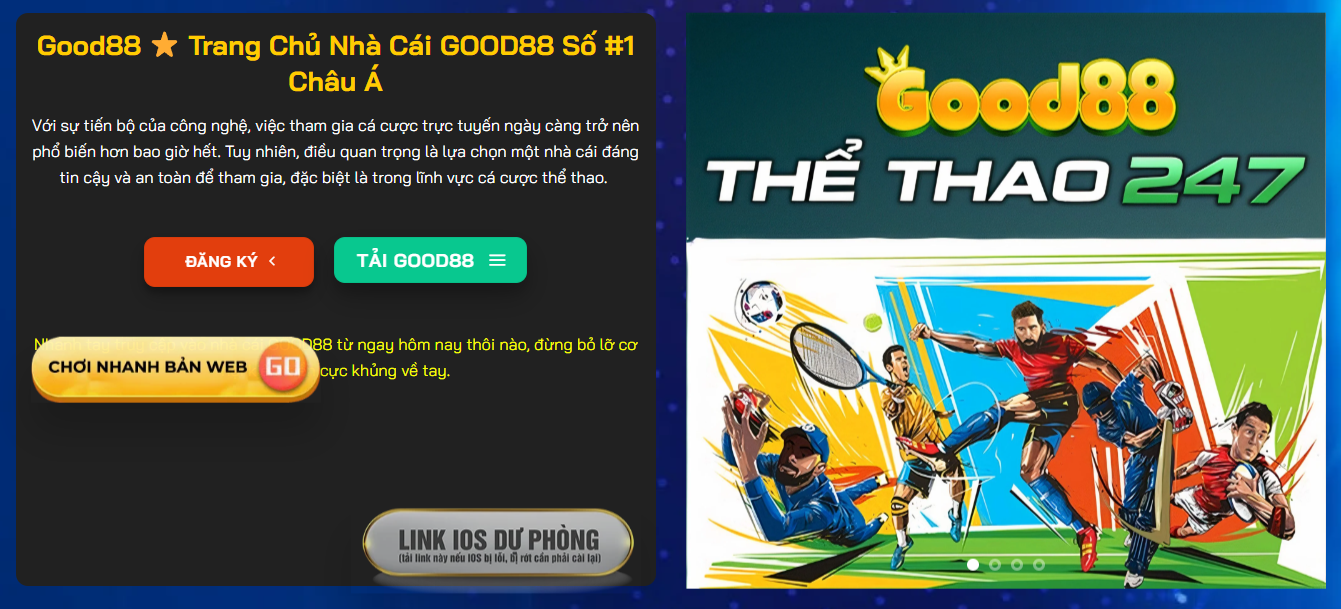 Kho game đa dạng tại Good88