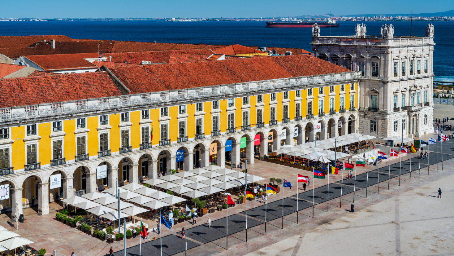 Terreiro do Paço no final da rua Augusta - o que visitar em lisboa - BVML