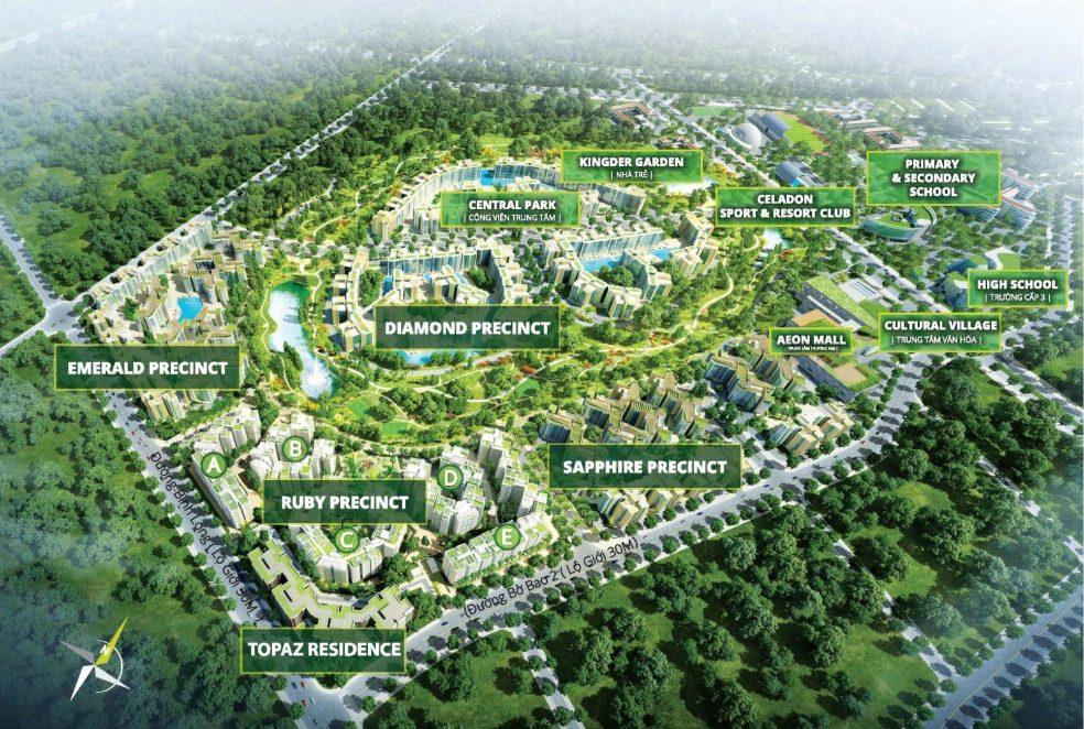 Mặt Bằng Block C Emerald Celadon City