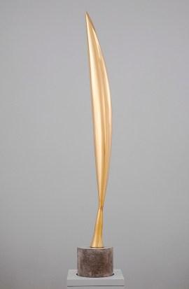 Constantin Brancusi, Bird in Space, 1932–40. Polished brass, 59 7/16 inches (151 cm) high, including base