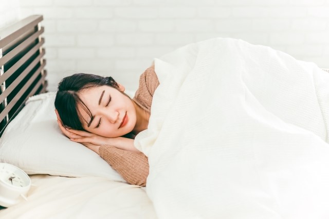 呼吸が深くなり夜も眠れるように