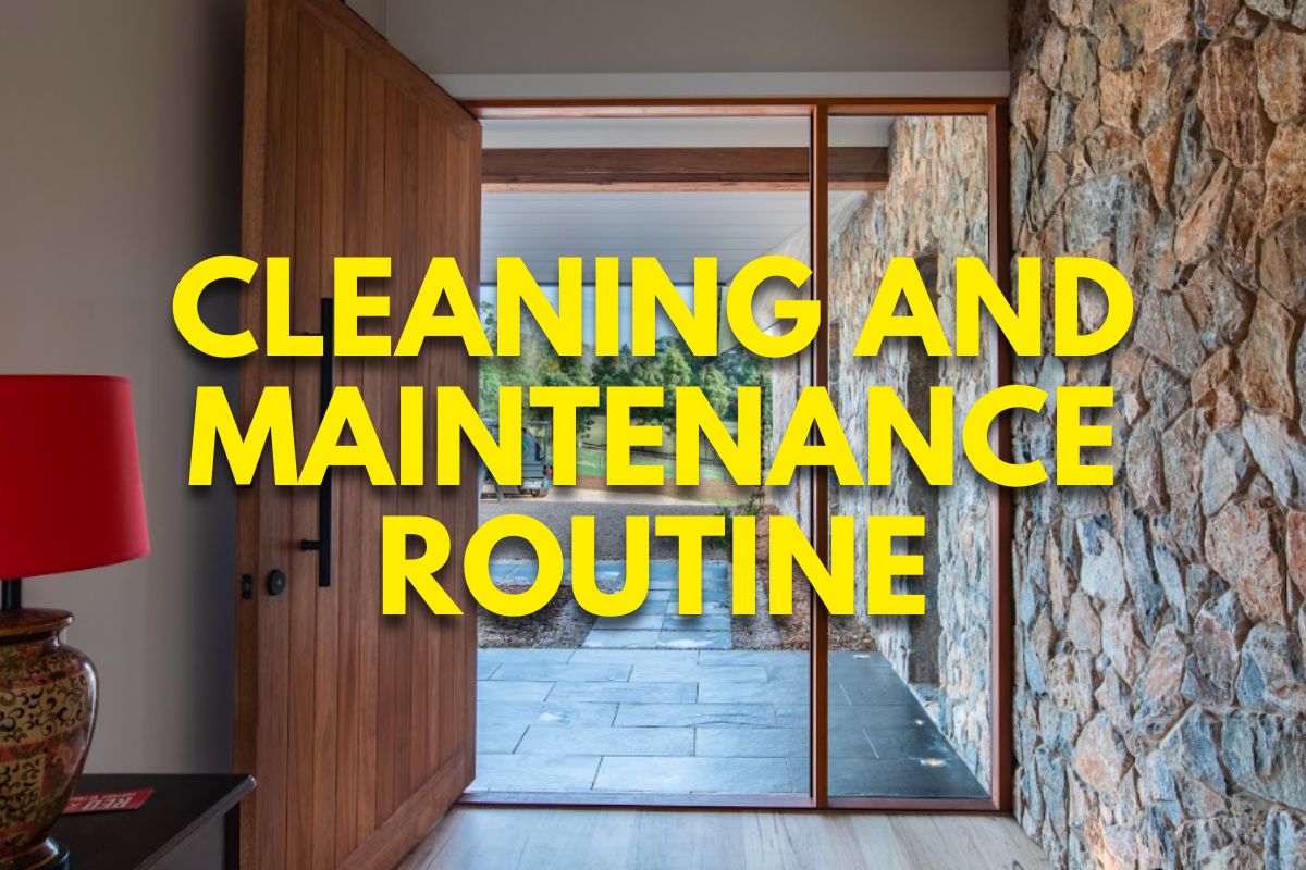 Cleaning and Maintenance Routine