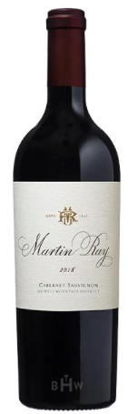 2018 Martin Ray Cabernet Sauvignon Howell Mountain Napa Valley