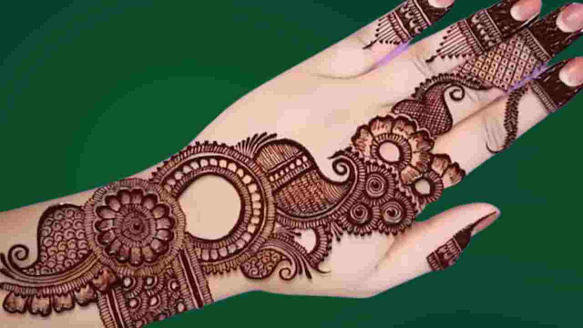 TYOHAR PE LAGANE KE LIYE MEHNDI DESIGN TYOHAR PE LAGANE KE LIYE MEHNDI DESIGN