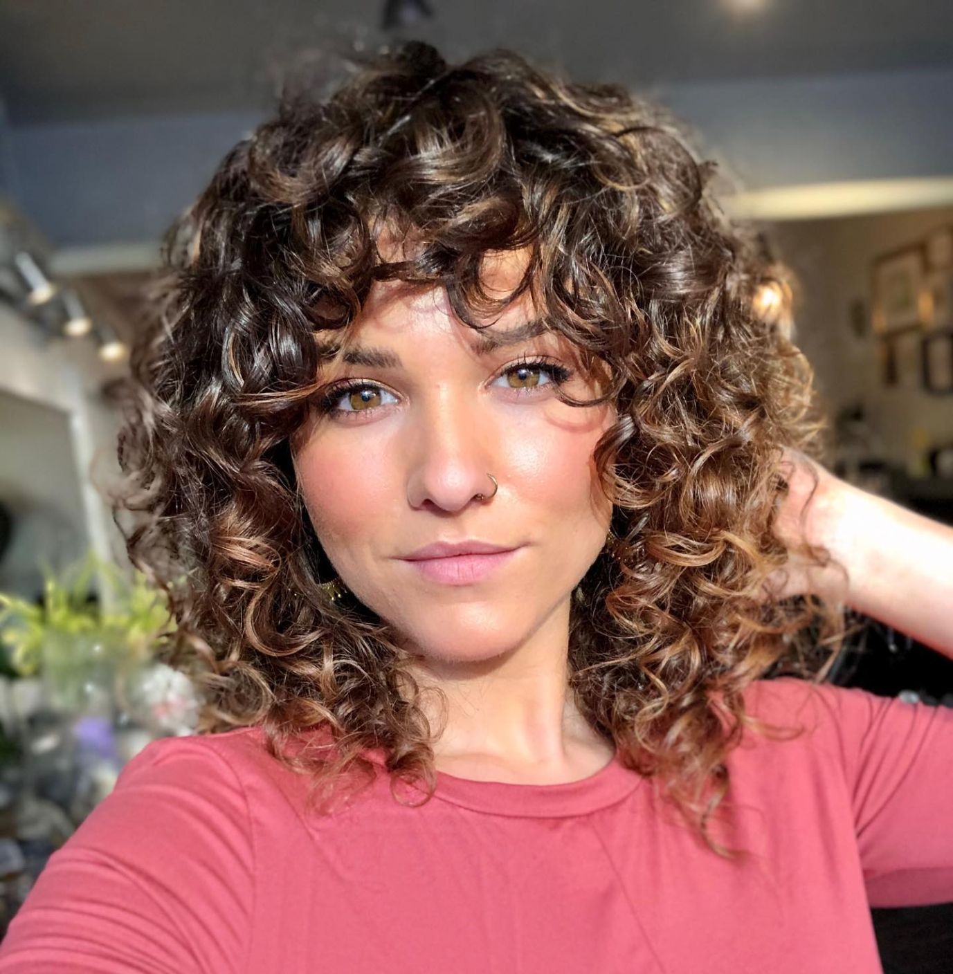 Shaggy Bob for Curly Hair