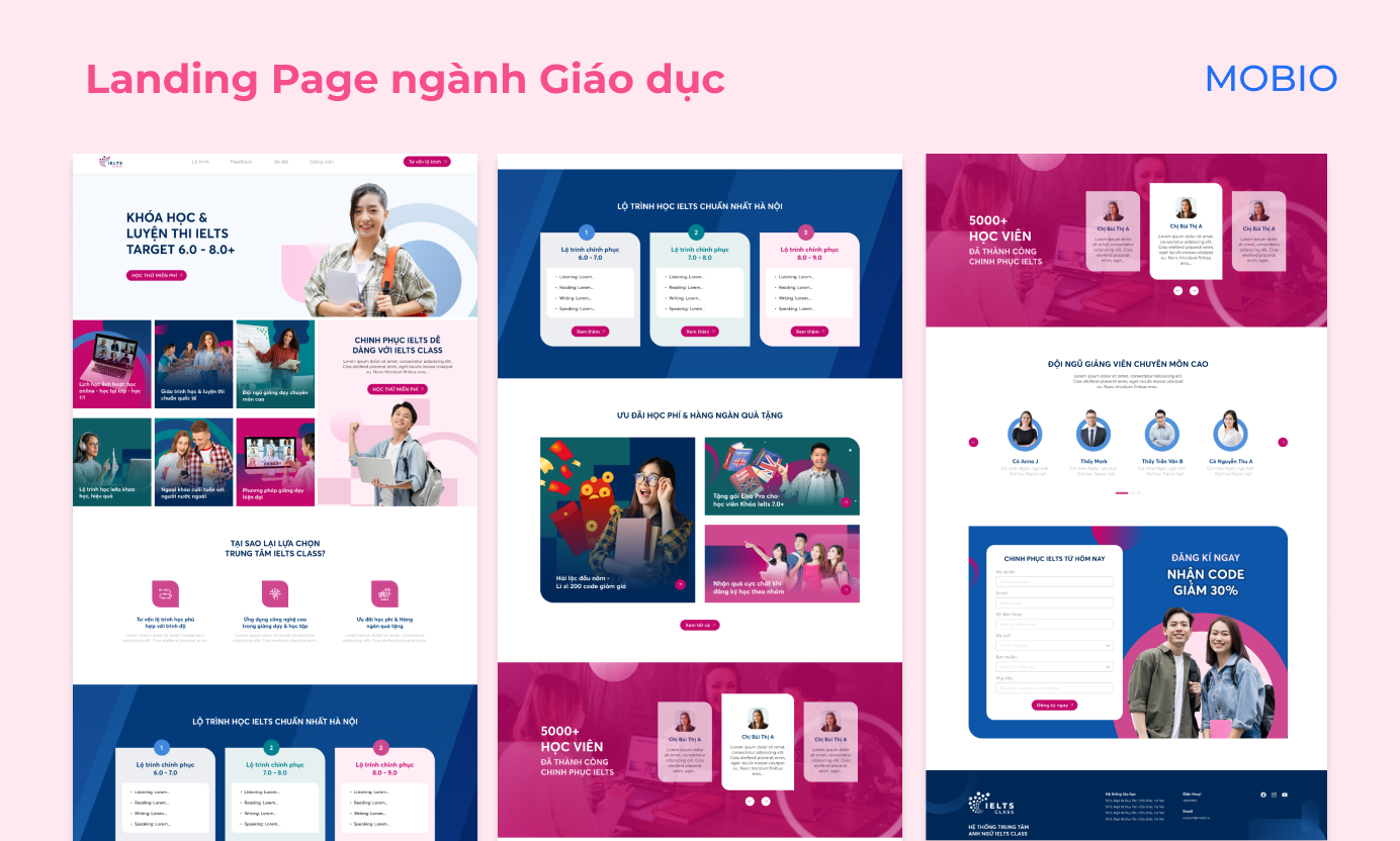 Landing Page giáo dục