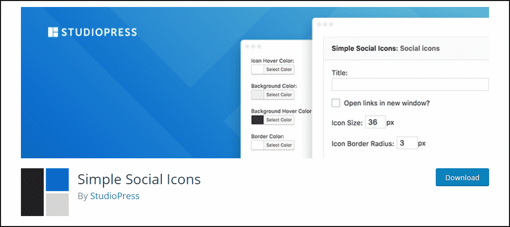 Simple Social Icons 