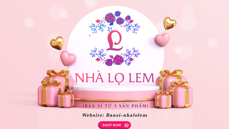 Nhập sỉ Nhà Lọ Lem từ 3 sản phẩm, chiết khấu lên đến 25%