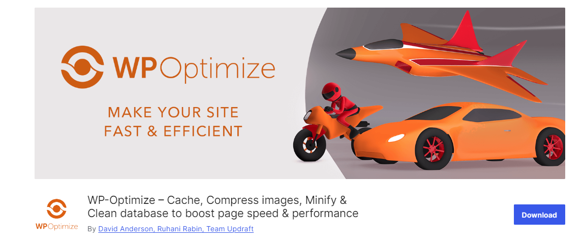 WP-Optimize Cache Plugin