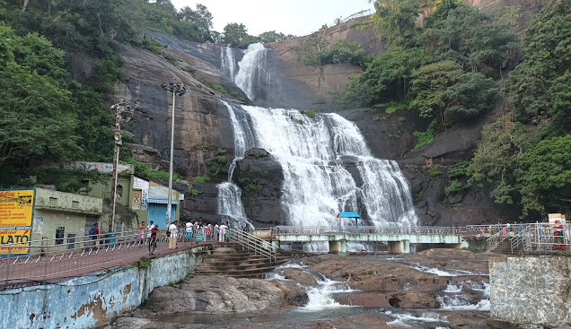 Famous Courtallam waterfall 
