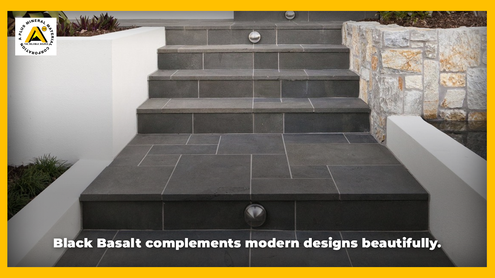 Black Basalt complements modern designs beautifully