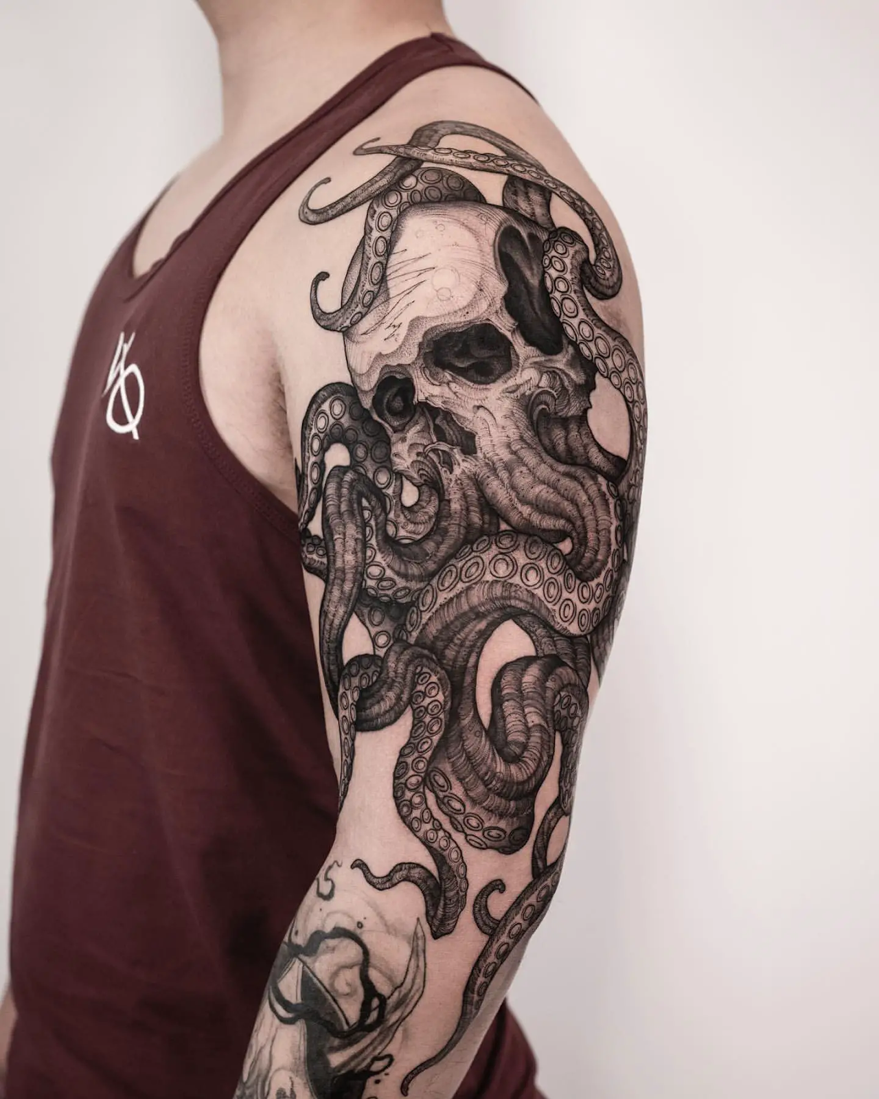 Picture of the tat on the forearm of a guy