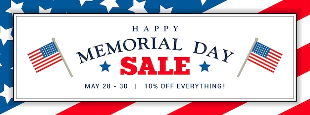 Graphic for Memorial Day Sale