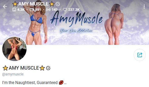 Amy Muscle OF Account
