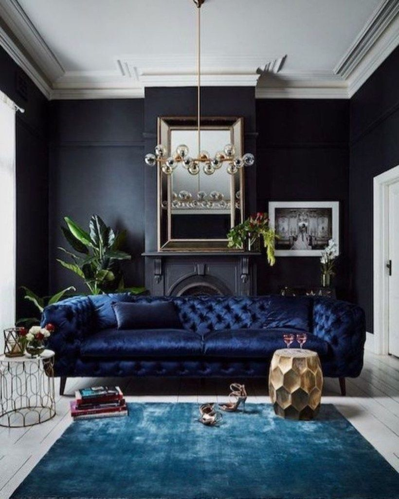 dekorasi rumah kecil mewah warna hitam natural